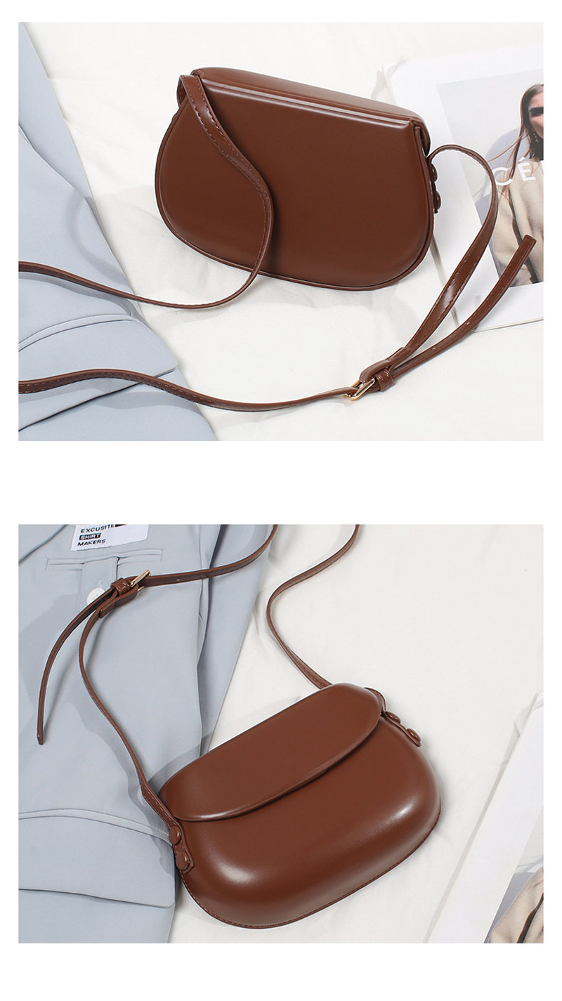 Aveline Mini Women's Classic Saddle Crossbody Bag with Adjustable Shoulder Strap