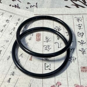 Black 06mm Glass Bangle