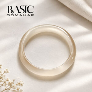 High-End Cat's Eye Glass Bangle | 12MM